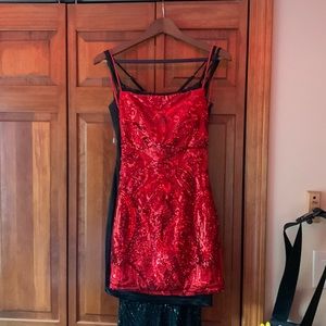 Red Lucy in the sky homecoming/ sweet 16 dress (worn once)